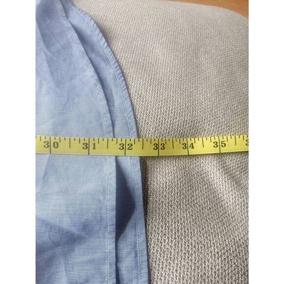 Daniel Cremieux Mens Richard Cotton Shirt Tailored Fit Button-Up Blue Size 17/35 - Picture 5 of 5